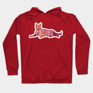 Check MEOWt - funny cat pun Hoodie